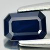 Blue Sapphire 0.64 Ct. Octagon Shape 5.8 x 4.1 x 3 Mm. Natural Gemstone Thailand