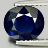 Certified Blue Sapphire 2.07 Ct. Oval 8.06 x 6.96 Mm Natural Gemstone Madagascar