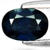 Sapphire Greenish Blue 1.29 Ct. VVS Oval 7.5 x 5.3 Mm. Natural Gemstone Thailand