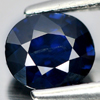 Blue Sapphire 0.85 Ct. Oval Shape 6 x 5.3 Mm. Natural Gemstone From Thailand