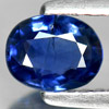 Blue Sapphire 0.66 Ct. Oval Shape 6 x 4.8 x 2.5 Mm. Natural Gemstone Thailand