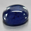 Blue Sapphire 3.80 Ct. Oval Cabochon 9.2 x 7.5 Mm. Natural Gemstone Madagascar
