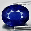 Blue Sapphire 6.74 Ct. Oval Shape 12.7 x 10 Mm. Natural Gemstone Madagascar