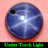 1.56 Ct. Round Cabochon Natural Blue Star Sapphire 6 Rays Gem Madagascar