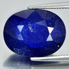 7.74 Ct. Good Cutting Natural Gem Deep Blue Sapphire Oval Shape