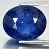 7.79 Ct. Oval Shape Natural Gem Deep Blue Sapphire Size 13 x 10.6 Mm.