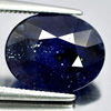 Calibrate Size 5.99 Ct. Oval Shape Natural Gem Deep Blue Sapphire