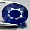 6.32 Ct. Oval Shape Natural Gem Deep Blue Sapphire Madagascar