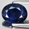 2.20 Ct. Oval Natural Gem Deep Blue Sapphire Size 9 x 7 x 4 Mm.
