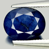 2.58 Ct. Oval Natural Gemstone Deep Blue Sapphire Size 9 x 7 Mm.