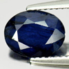 Natural Gemstone 1.78 Ct. Oval Shape Deep Blue Sapphire Madagascar