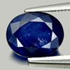 3.02 Ct. Charming Oval Natural Gem Deep Blue Sapphire Madagascar