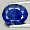 5.43 Ct. Beautiful Natural Gem Deep Blue Sapphire Oval Shape