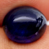 Good Natural Gem 6.13 Ct. Oval Cabochon Deep Blue Sapphire Madagascar