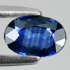 Natural  Blue Color Sapphire 0.80 Ct. Oval Shape 7.1 x 4.7 Mm. Gemstone