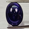 Natural Deep Blue Diffusion Sapphire 8.52 Ct.Oval Cabochon Shape 16.9 x 11.2 Mm