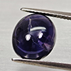 Natural Deep Blue Diffusion Sapphire 5.15 Ct. Oval Cabochon Shape 11.6 x 10.2 Mm