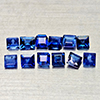 Natural Blue Sapphire 0.97 Ct. 12 Pcs Square Shape 2.2 Mm Gemstones