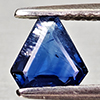 Natural Blue Sapphire 0.52 Ct. Fancy Shape 5.9 x 5.7 Mm Gemstone from Thailand