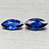 Natural Blue Sapphire 1.03 Ct. 2 Pcs Marquise Shape Gemstones from Thailand