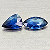 Natural Blue Sapphire 1.10 Ct. 2 Pcs Mixed Shape Gemstone from Thailand
