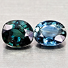 Natural Blue Sapphire 1.36 Ct. 2 Pcs Oval Shape 5.7 x 4.7 Mm Gemstones
