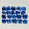 Natural Blue Sapphire 1.45 Ct. 20 Pcs Round Diamond Cut 2.5 Mm Gemstones