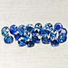 Natural Blue Sapphire 2.00 Ct. 20 Pcs Round Diamond Cut 2.7 Mm Gemstones
