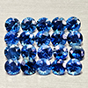 Natural Blue Sapphire 1.41 Ct. 20Pcs Round Diamond Cut 2.6 Mm Gemstones