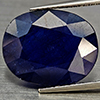 Natural Blue Sapphire 13.32 Ct. Oval Shape 16.5 x 13.2 Mm Gemstone from Madagascar
