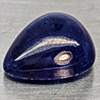 Natural Blue Sapphire 12.75 Ct. Pear Cabochon Shape 14.6 x 12.6 Mm Gemstone
