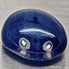Natural Blue Sapphire 19.81 Ct. Oval Cabochon Shape 15.9 x 13.5 Mm Gemstone