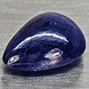 Natural Blue Sapphire 4.37 Ct. Pear Cabochon Shape 11 x 8.2 Mm Gemstone
