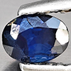 Natural Blue Sapphire 0.68 Ct. Oval Shape 5.2 x 4 Mm Gemstone from Madagascar