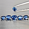 Natural Blue Sapphire 1.87 Ct. 6 Pcs Mixed Shape Gemstone From Madagascar
