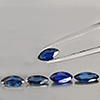 Natural Blue Sapphire 1.44 Ct. 5 Pcs Marquise Shape 6.2 x 3.1 Mm Gemstone From Madagascar