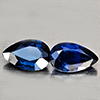 Natural Blue Sapphire 0.44 Ct. 2 Pcs Pear Shape 4.7 x 3.2 Mm Gemstone From Madagascar
