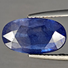 Natural Blue Sapphire 4.07 Ct. Oval Shape 13.9 x 8 Mm Gemstone from Madagascar