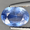Natural Blue Sapphire 1.19 Ct. Oval Shape 7.5 x 5.5 Mm Gemstone From Madagascar