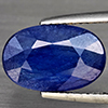 Natural Blue Sapphire 4.19 Ct. Oval Shape 13 x 8.5 Mm Gemstone from Madagascar