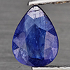Natural Blue Sapphire 1.09 Ct. Pear Shape 8.2 x 6.4 Mm Gemstone from Madagascar