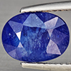 Natural Blue Sapphire 4.18 Ct. Oval Shape 10.1 x 7.7 Mm Gemstone from Madagascar