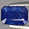 Natural Blue Sapphire 2.56 Ct. Octagon Shape 8.4 x 6 Mm Gemstone from Madagascar
