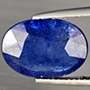 Natural Blue Sapphire 5.68 Ct. Oval Shape 14.2 x 10.1 Mm Gemstone from Madagascar