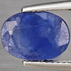 Natural Blue Sapphire 2.91 Ct. Oval Shape 10.5 x 7.8 Mm Gemstone from Madagascar
