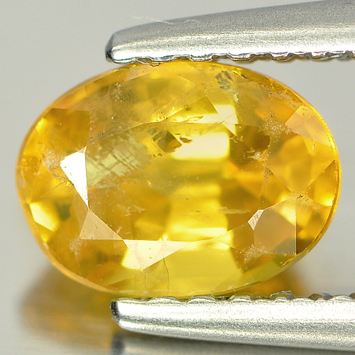1.24 Ct. Oval Shape Natural Yellow Sapphire Thailand