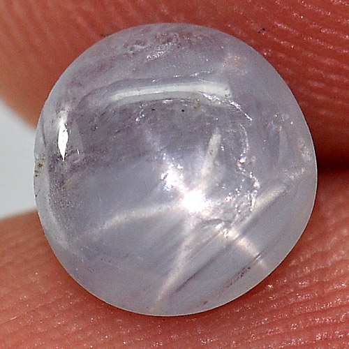 1.45 Ct. Oval Cab Natural Blue Star Sapphire 6 Rays Gem