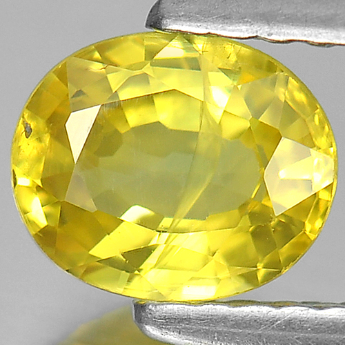 1.00 Ct. Oval Natural Gem Yellow Sapphire Thailand