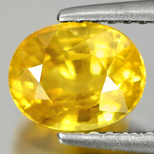 1.73 Ct. Oval Natural Yellow Sapphire Thailand