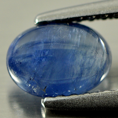 0.95 Ct. Vivid Natural Gemstone Blue Sapphire Oval Cabochon